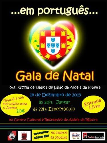 Cartaz Gala Dancas Salao 2013
