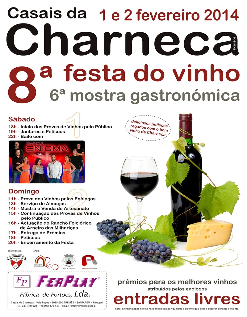 Cartaz Festa do Vinho 2014 noticia
