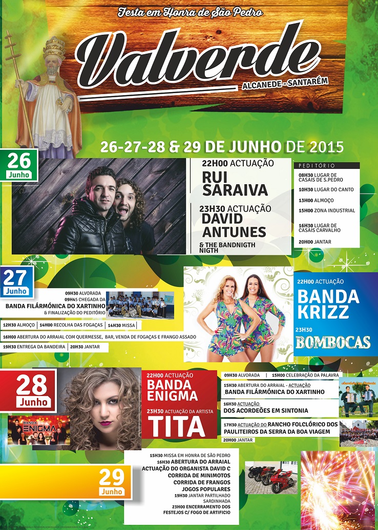 cartaz festa spedro 2015