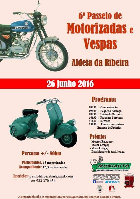cartaz motos aribeira
